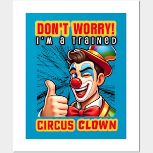 Trained Clown Posters and Art